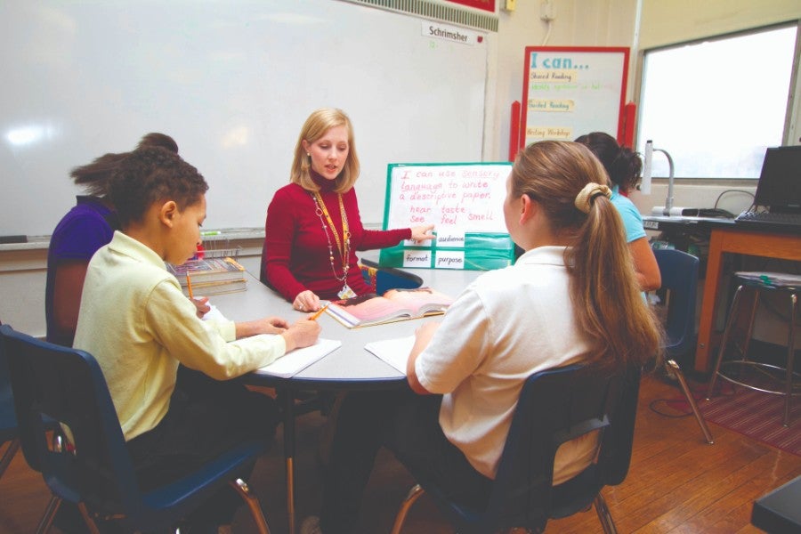 College of Education teacher prep program at the head of the class for